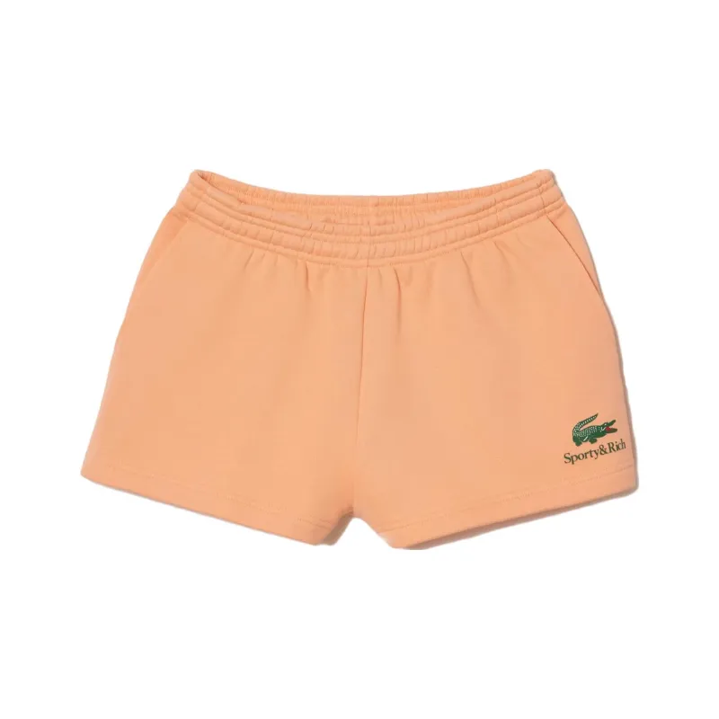 Sporty & Rich X LACOSTE Casual Shorts Women's Orange-0