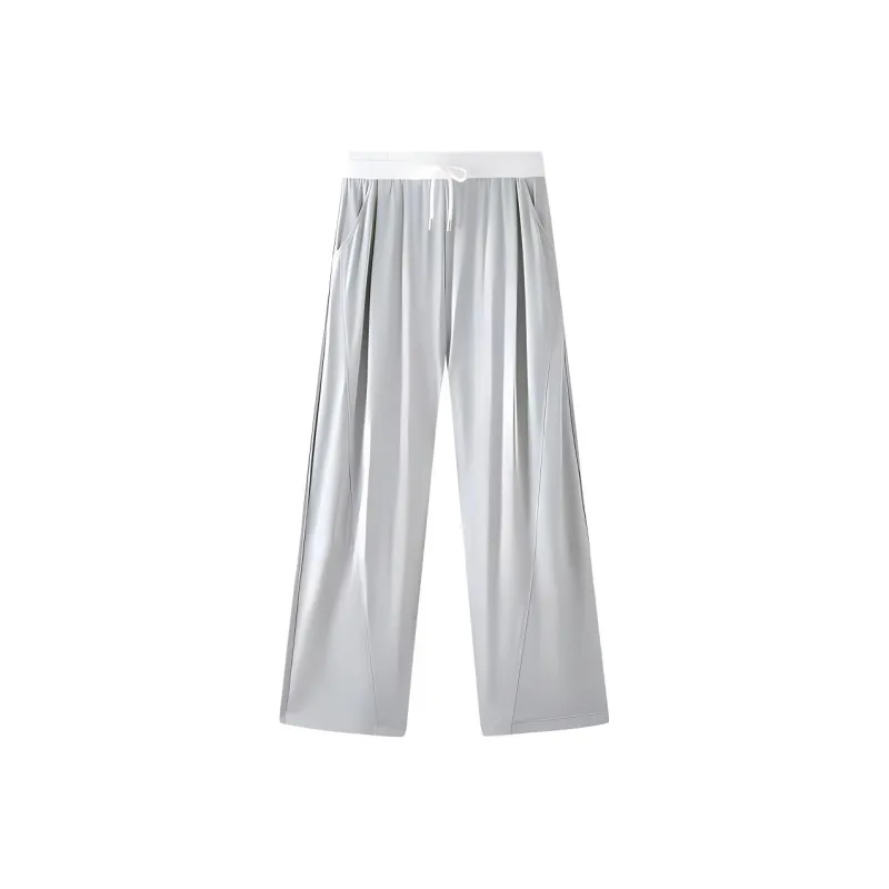 Three Blessings Casual Pants Women's Light Gray-0
