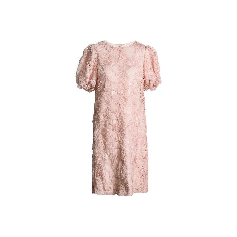 ROEYSHOUSE Short Sleeved Dress Women's Pink-0