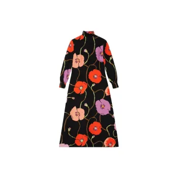 GUCCI Epilogue Series Long-Sleeved Dresses Women's Black