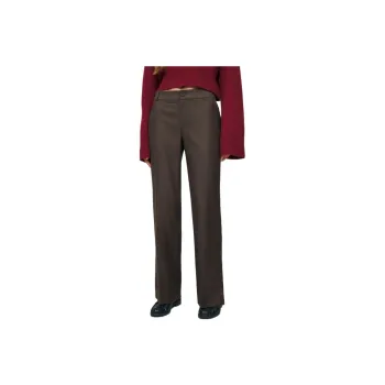 REFORMATION Adrian Wool Pant Business Suit Pants Women's Brown/Brown