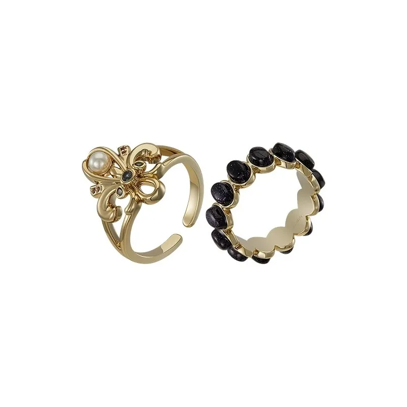 RiotLILY Elegant Vintage Refined Craft Elegant Elegance Fashion Trend Copper Alloy Rings Women's-0