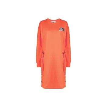Russell Athletic X HUGO BOSS Long Sleeved Dresses Women's Orange Red