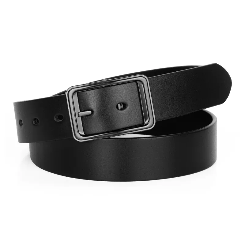 Cows Reign Top Grain Cow Leather Belts Men's 3.4cm-1