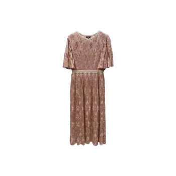 CHANEL FW20 Short Sleeved Dress Women's Pink