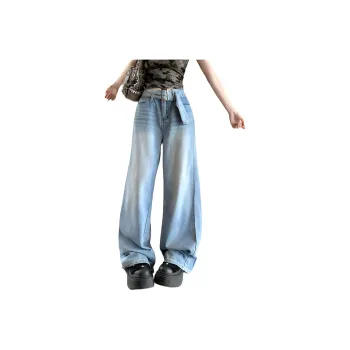 XIAOJUCHUANLI Jeans Women's Blue