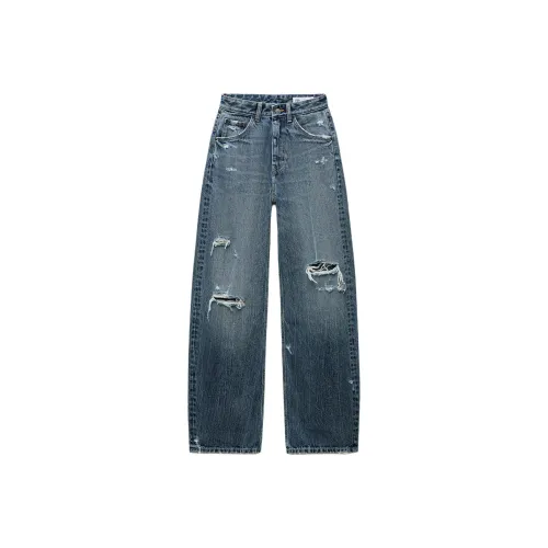 ZARA Trf Jeans Women's Blue
