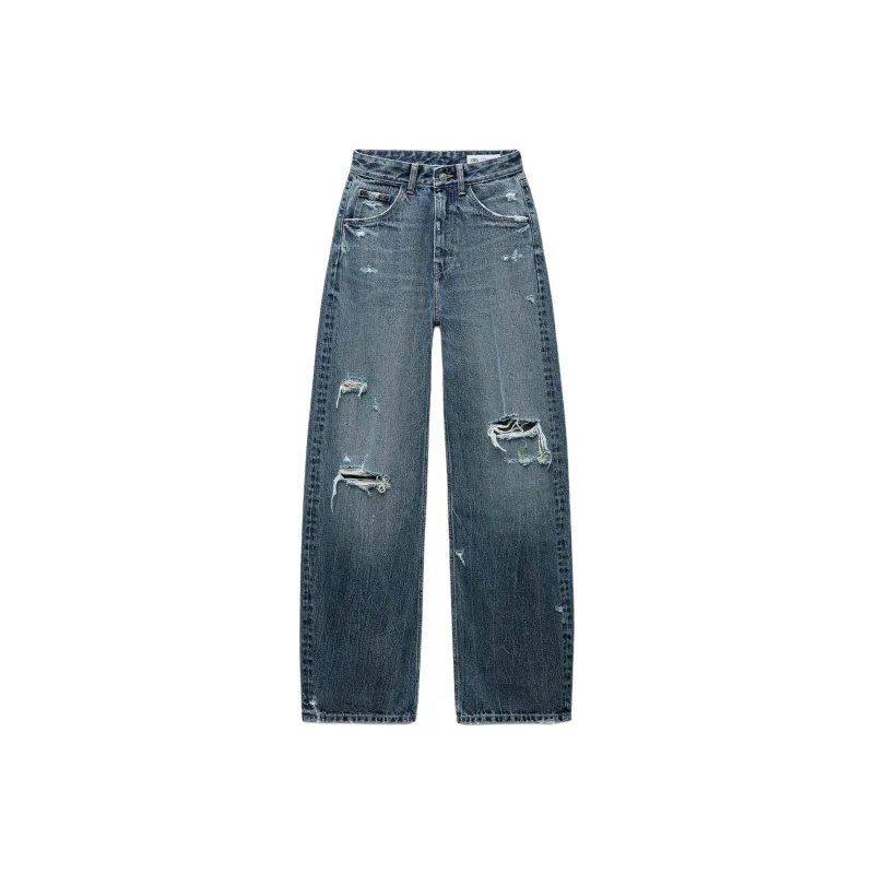 ZARA Trf Jeans Women's Blue-0