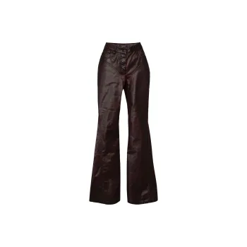 Mugler Waxed Flared Jeans