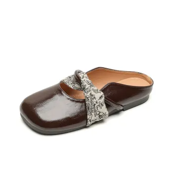 KATHRYN WILSON Rubber Sole Closed Toe Slippers Women's