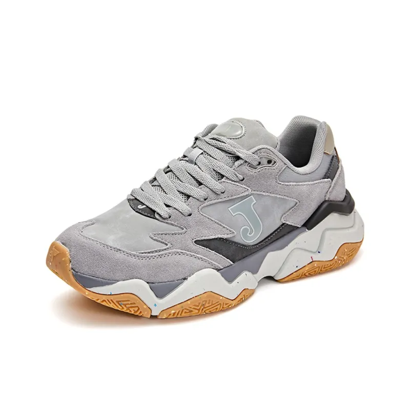 Joma Abrasion Resistant Slip Resistant Low Top Platform Casual Shoes Men's Gray-2