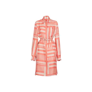 FENDI SS24 Long Sleeved Dresses Women's Pink