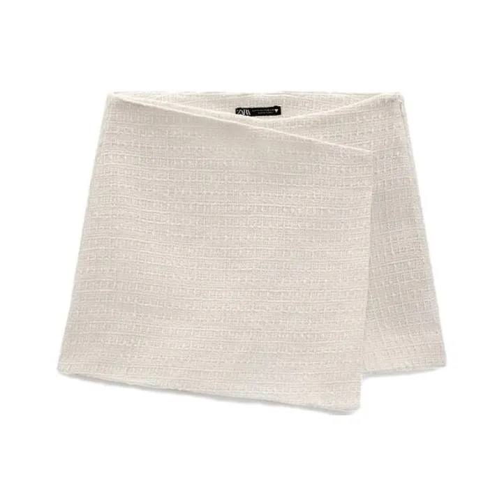 ZARA Casual Shorts Women's White-0