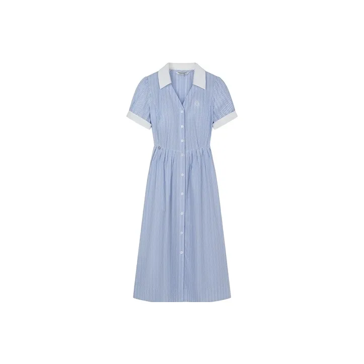 Teenie Weenie Short Sleeved Dress Women's Light Blue-0