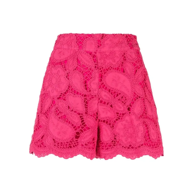 Maje Casual Shorts Women's Fuchsia-0