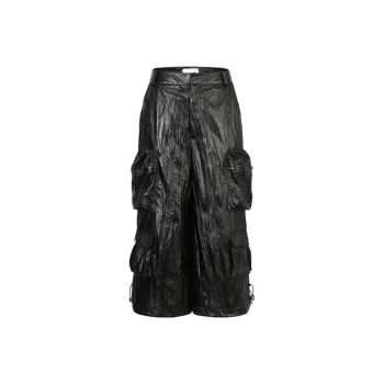 Three Quarters Casual Pants Women's Black