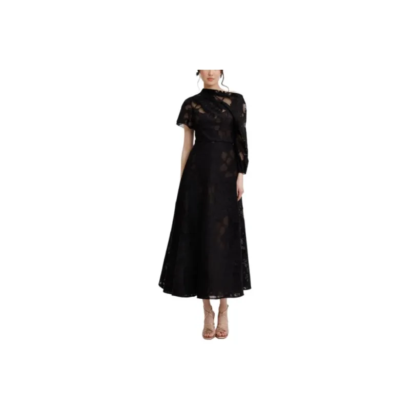 Gemy Maalouf Short-Sleeved Dresses Women's Black-0