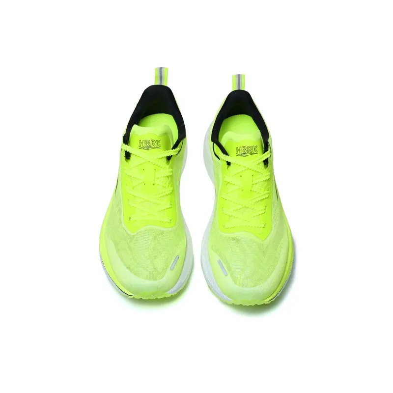 HBRK Running Shoes Unisex Low Top White/Green-3