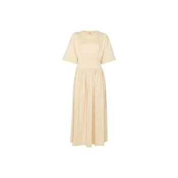 TOTEME Short-Sleeved Dresses Women's Light Beige