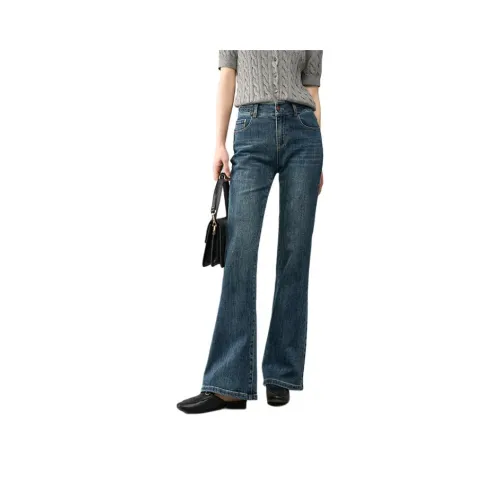 YALIDA Jeans Women's Denim Blue B0