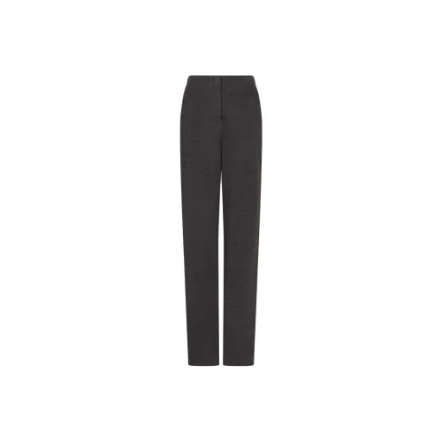 GIORGIO ARMANI Linen And Viscose Jersey Straight Trousers