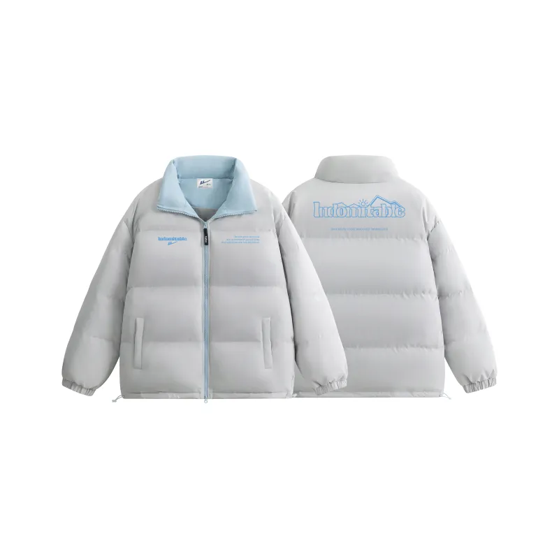 Warrior Ride The Wind Collection Open Ended Smile Collection Puffer Jacket Unisex-16