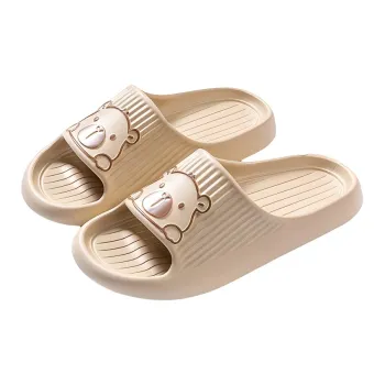 LUNNIFEIYA Cute Slippers Summer Super Popular Cartoon Slip Resistant Seaside EVA Sandals