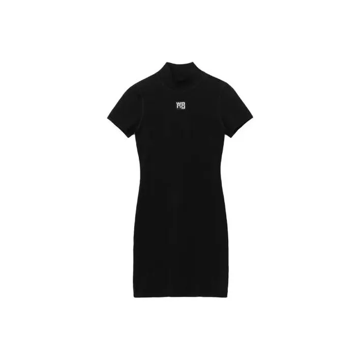 Alexander Wang Short Sleeved Dress Women's Black-0