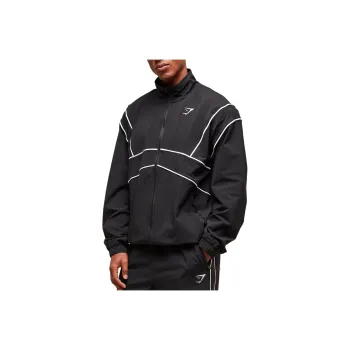 GYMSHARK Jackets Men Black