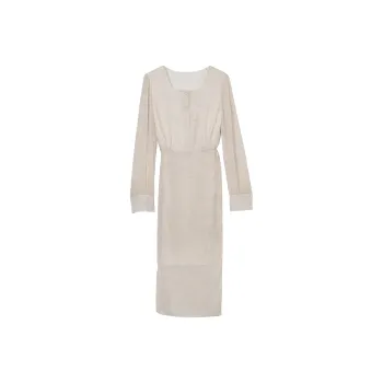 Fstudio A Line Skirt Dress Ecru
