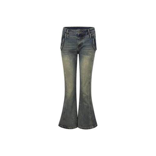 Ariseism Low Rise Bootcut Jeans For Women's Fall New Arrival Low Rise Slimming Casual Pants Women's