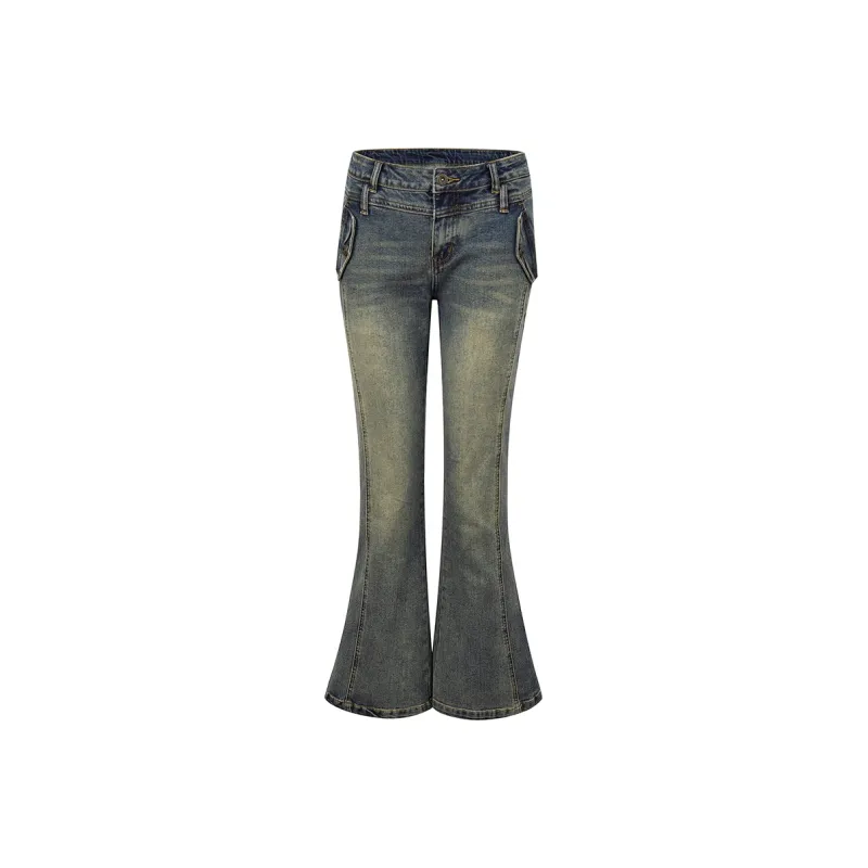 Ariseism Low Rise Bootcut Jeans For Women's Fall New Arrival Low Rise Slimming Casual Pants Women's-0