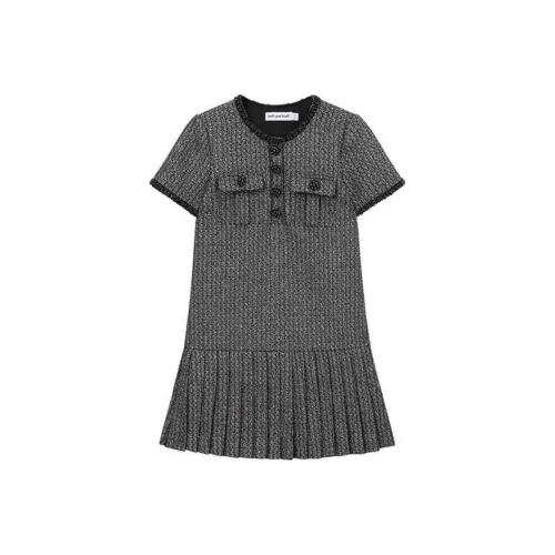 Self portrait Metallic Boucle Mini Dress