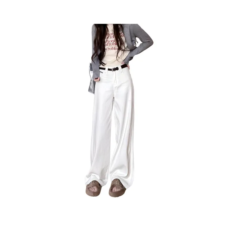 XIAOJUCHUANLI Jeans Women's White-0