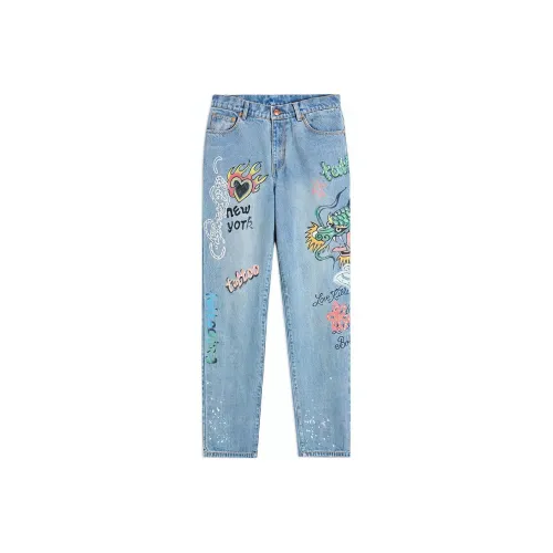 Ed Hardy SS24 Jeans Women's Indigo