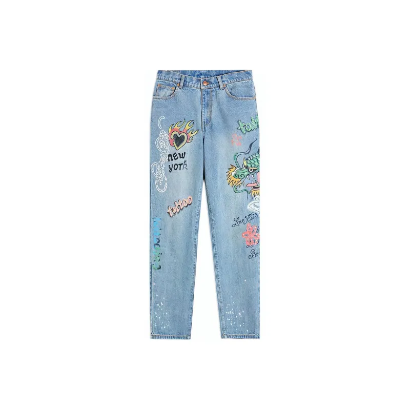 Ed Hardy SS24 Jeans Women's Indigo-0