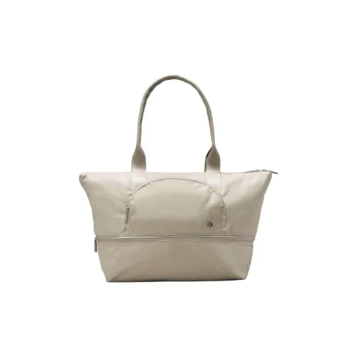Lululemon Nylon Tote Bag, Shopping Bag, Shoulder Bag, Handbag Women's Raw Linen
