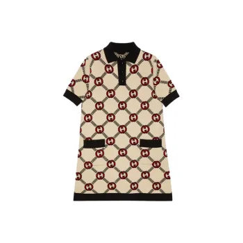 GUCCI Reversible Interlocking G Knitted Dress