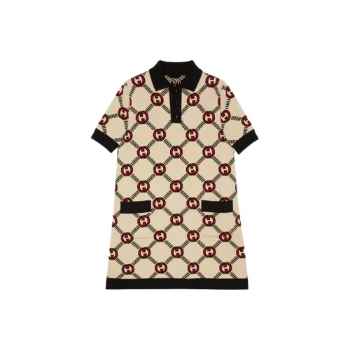 GUCCI Reversible Interlocking G Knitted Dress