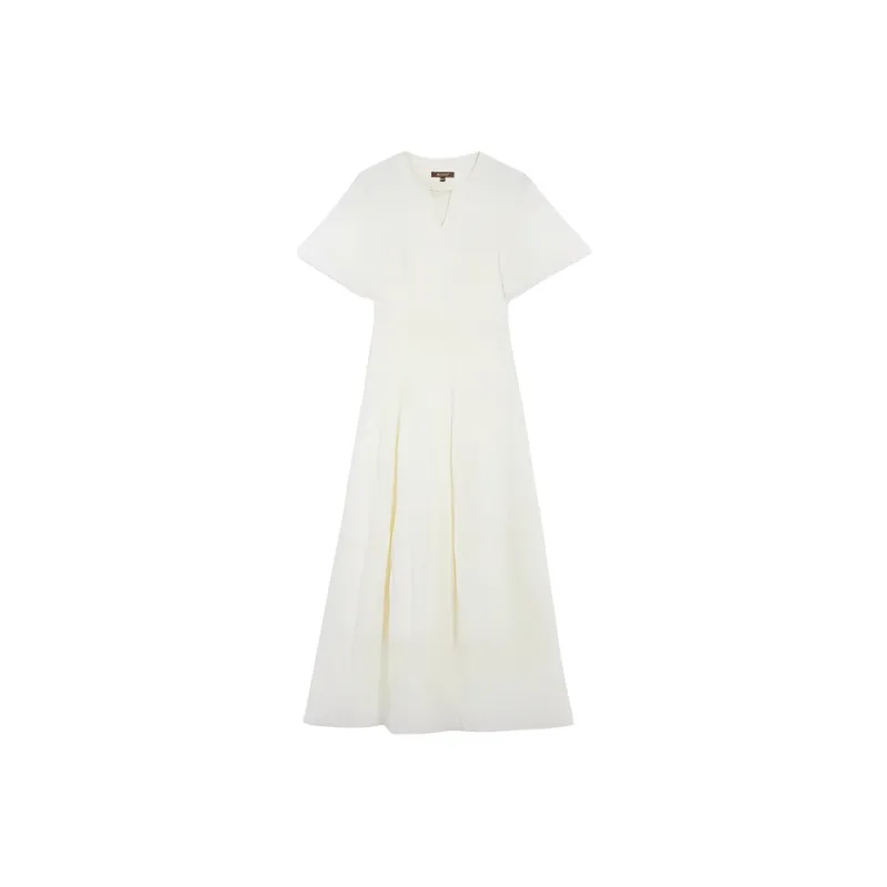 Yiner SS24 Short-Sleeved Dresses Women's Cream White-0