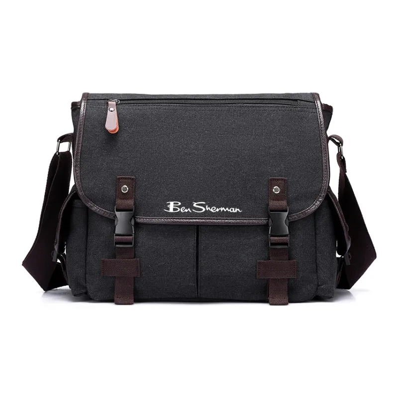 BEN SHERMAN Canvas Bag, Crossbody Bag, Shoulder Bag Unisex Multicolor-7