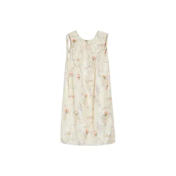 MaxMara Sleeveless Dress Women's Ivory White
