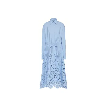 Valentino Long-Sleeved Dresses Women's Blue