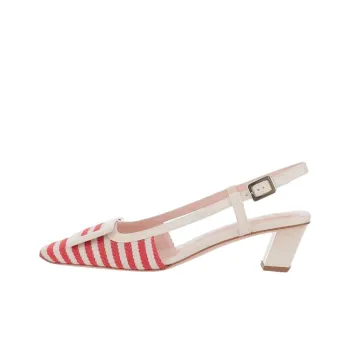 Roger Vivier Belle Vivier Block Heel High Heels 4.5cm Women's Red