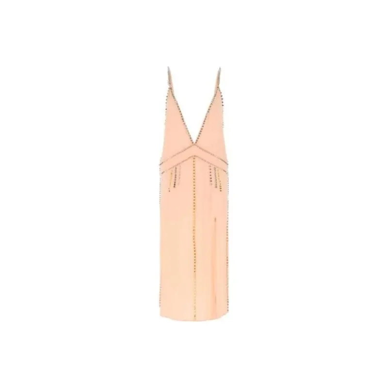 MIU MIU Sleeveless Dress Women's Rose Red-0
