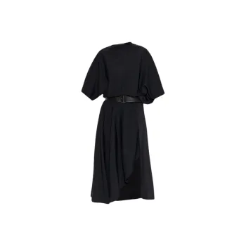 Alaia Short Sleeved Dress Women's Black