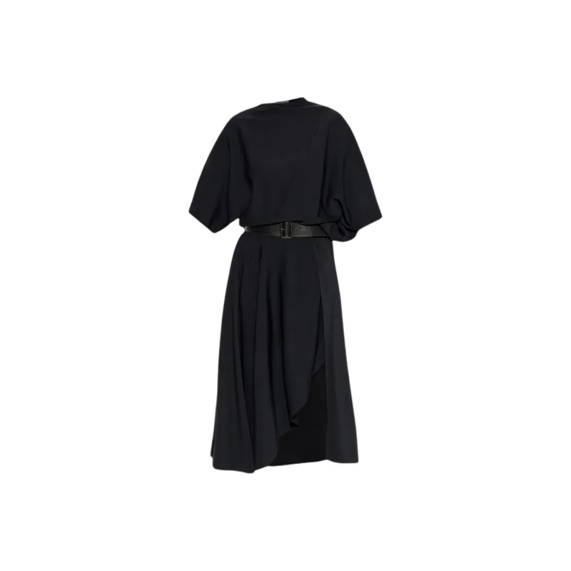 Alaia Short Sleeved Dress Women's Black-0