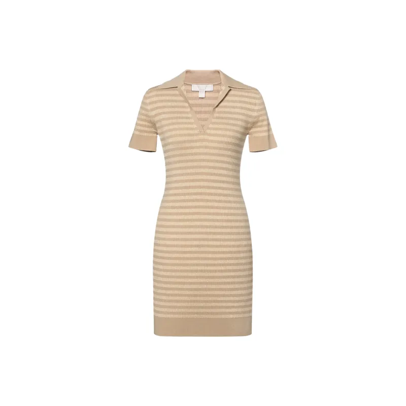 MICHAEL KORS Short Sleeved Dresses Women's Khaki-0