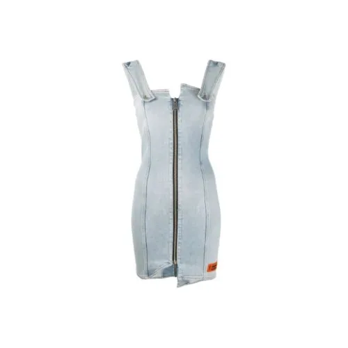 HERON PRESTON Sleeveless Dress Women's Light Blue