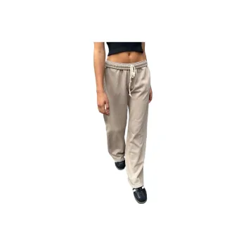 Brandy Melville Knitted Sports Pants Women's Light Brown
